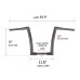 RP9910-2066 12" Poke Ape Handlebar for Harley Dyna Switchback FLD 2012-2016 Harley Dyna Street Bob FXDB 2013-2017