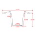 RP9910-2071 14" Poke Ape Handlebar for Harley Road Glide FLTRX 2015-2023 Road Glide Special FLTRXS 2015-2023