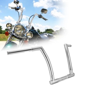 RP9910-2075 10" Bottom doulble open hole Handlebar for Harley Sportsters XL883L, XL883N, XL1200CX, XL1200L, XL1200N, XL1200NS, XL1200T, XL1200V, XL1200X and XL1200XS models 2007-later