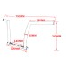 RP9910-2076 12" Bottom doulble open hole Handlebar for Harley Sportsters XL883L, XL883N, XL1200CX, XL1200L, XL1200N, XL1200NS, XL1200T, XL1200V, XL1200X and XL1200XS models 2007-later