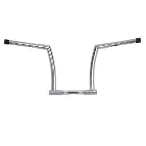RP9910-2077 14" Bottom doulble open hole Handlebar for Harley Sportsters XL883L, XL883N, XL1200CX, XL1200L, XL1200N, XL1200NS, XL1200T, XL1200V, XL1200X and XL1200XS models 2007-later