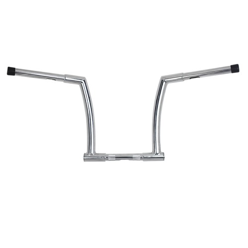 RP9910-2077 14" Bottom doulble open hole Handlebar for Harley Sportsters XL883L, XL883N, XL1200CX, XL1200L, XL1200N, XL1200NS, XL1200T, XL1200V, XL1200X and XL1200XS models 2007-later