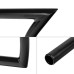 RP9910-4001 1" 8-3/4" Rise Z Bars Drag Handlebars for Harley Sportster Custom Chopper Bobber