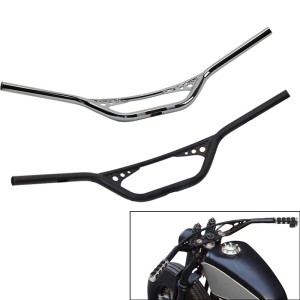 RP9910-5006 25mm 1" Iron Drag Handlebar for Harley Custom Chopper Bobber