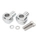 RP9920-1010C 1" CNC Deep Cut Handlebar Risers for Harley Sportster Dyna Bobber Chopper