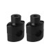 RP9920-1012 1" Mount Handlebar Risers Height:2" for Harley Sportster Dyna Bobber Chopper