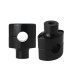 RP9920-1012 1" Mount Handlebar Risers Height:2" for Harley Sportster Dyna Bobber Chopper