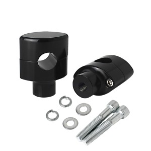 RP9920-1012 1" Mount Handlebar Risers Height:2" for Harley Sportster Dyna Bobber Chopper