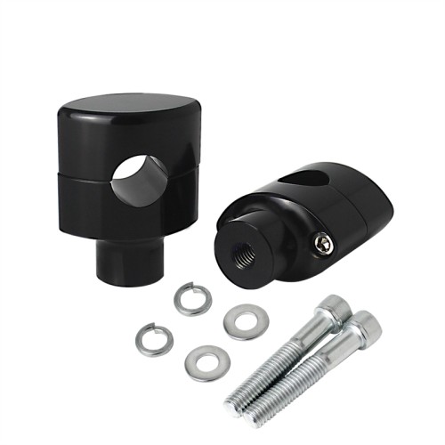 RP9920-1012 1" Mount Handlebar Risers Height:2" for Harley Sportster Dyna Bobber Chopper