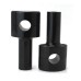 RP9920-1013 1" Mount Handlebar Risers Height:4" for Harley Sportster Dyna Bobber Chopper