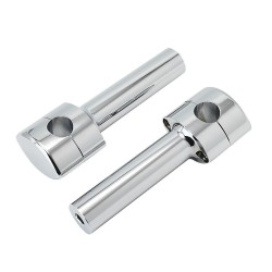 RP9920-1013 1" Mount Handlebar Risers Height:4" for Harley Sportster Dyna Bobber Chopper