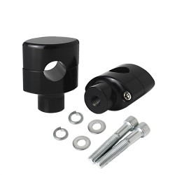 RP9920-1015 1.25" Mount Handlebar Risers Height:2" for Harley Dyna Softail Touring