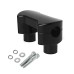 RP9920-1018 1" Mount Handlebar Risers Height:2" for Harley Dyna Softail Sportster 1200 883