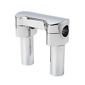 RP9920-1019 1" Mount Handlebar Risers Height:4" for Harley Dyna Softail Sportster 1200 883