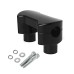 RP9920-1021 1.25" Mount Handlebar Risers Height:2" for Harley Dyna Softail Touring