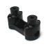 RP9920-1021 1.25" Mount Handlebar Risers Height:2" for Harley Dyna Softail Touring
