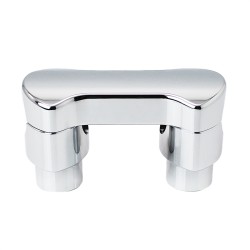 RP9920-1021 1.25" Mount Handlebar Risers Height:2" for Harley Dyna Softail Touring