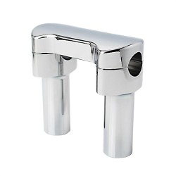 RP9920-1022 1.25" Mount Handlebar Risers Height:4" for Harley Dyna Softail Touring