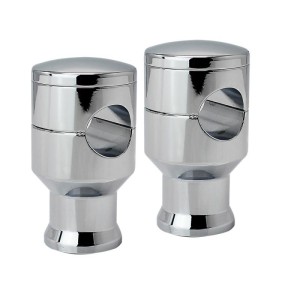 RP9920-1024 1" Mount Handlebar Risers Height:2" for Harley Dyna Softail Sportster 1200 883