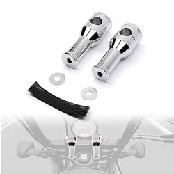 RP9920-1025 1" Mount Handlebar Risers Height:4" for Harley Dyna Softail Sportster 1200 883
