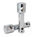 RP9920-1026 1" Mount Handlebar Risers Height:6" for Harley Dyna Softail Sportster 1200 883