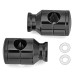 RP9920-1028 1.25" Mount Handlebar Risers Height:2" for Harley Dyna Softail Touring