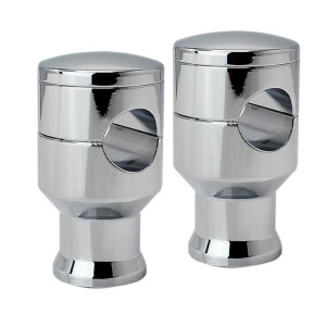 RP9920-1028 1.25" Mount Handlebar Risers Height:2" for Harley Dyna Softail Touring