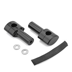 RP9920-1033 1" Mount Handlebar Risers Height:4" for Harley Dyna Softail Sportster 1200 883