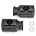 RP9920-1038 1" Mount Handlebar Risers Height:2" for Harley Dyna Softail Sportster 1200 883
