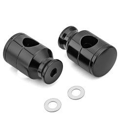 RP9920-1038 1" Mount Handlebar Risers Height:2" for Harley Dyna Softail Sportster 1200 883