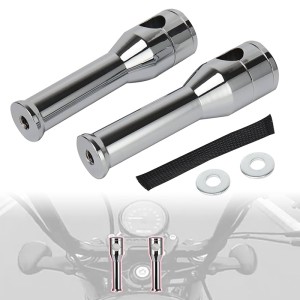 RP9920-1040 1" Mount Handlebar Risers Height:6" for Harley Dyna Softail Sportster 1200 883