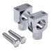 RP9920-1082 Handlebar riser clamp Set 2" for 1"-25 for Harley Sportster Dyna Bobber Chopper