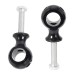 RP9920-1114 Motorcycle Handlebar Risers Clamp Fat Round Heightening Mount for Harley Touring Dyna Fat Bob Chopper Bobber