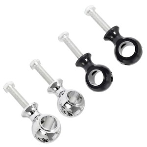 RP9920-1114 Motorcycle Handlebar Risers Clamp Fat Round Heightening Mount for Harley Touring Dyna Fat Bob Chopper Bobber