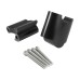 RP9920-1115 Extender Block Height 2" Handlebar Riser 1" Bar Clamp Mount Kit for Harley Sportster XL1200X 48 1200 2010-2017