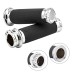 RP9930-2045 CNC 1" 25mm Edge Cut Handlebar Hand grips for Harley V-Rod VRSC Models 2002-2017 Sportster XL Models 1996-2022