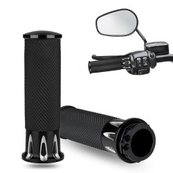 RP9930-2046 Fusion Series Grips Deep Cut Handlebar Grips for Harley V-Rod VRSC Sportster XL XR Touring Dyna Softail Models