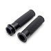RP9930-2048B 1" Handlebar Beveled Fusion Hand Grips for Harley Sportster 883 1200 Touring Dyna Softail