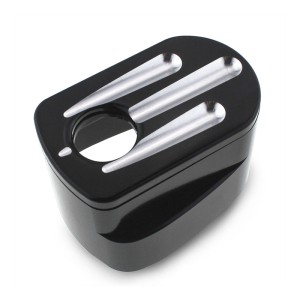 RP9940-4005B  Black Slot Track Ignition Switch Cover for Harley FLHX FLTRX Models 2008-2013 FLHX 2014-up FLTRX Models 2015-up