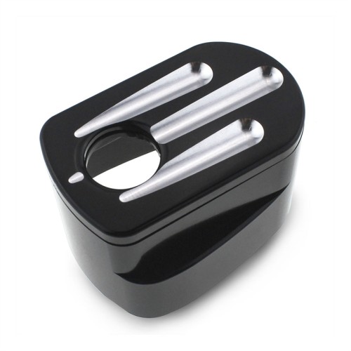 RP9940-4005B  Black Slot Track Ignition Switch Cover for Harley FLHX FLTRX Models 2008-2013 FLHX 2014-up FLTRX Models 2015-up