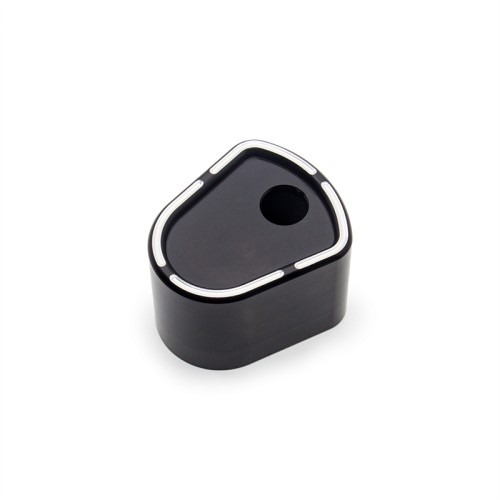 RP9940-4006B Black Slot Track Ignition Switch Cover for Harley Touring 2007-2013