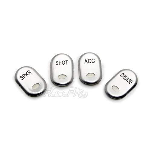 RP9940-4010C Chrome Brushed Rocker Panel Switch Cover for Harley Electra Glide FLHTCU 1996-2013
