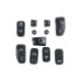 RP9940-4017B 11 PCS Control Switch Button Cap Kit for Harley Electra Glide FLHT, Street Glide FLHX, Ultra Limited FLHTK 2014-2024