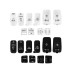 RP9940-4018 10 PCS Control Switch Button Cap Kit for Harley Touring Electra Glide Street Glide 1996-2013