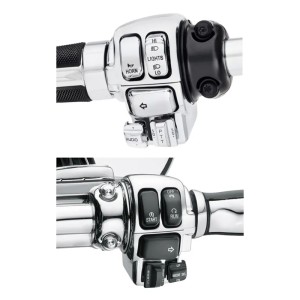 RP9940-4018 10 PCS Control Switch Button Cap Kit for Harley Touring Electra Glide Street Glide 1996-2013