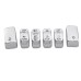 RP9940-4019 6 PCS Control Switch Button Cap Kit for Harley 14-later XL 12-17 Dyna (except 16-17 FXDLS) and 11-15 Softail models