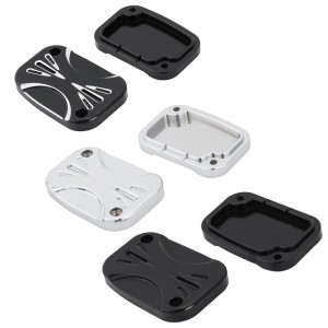 RP9940-6029 Brake Clutch Master Cylinder Cover Front Oil Cup Lid for Harley FLH Electra Glide 2008-Later FLHR Road King 2008-Later