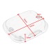 RP9940-6032 Front Brake Reservoir Master Cylinder Cover for Harley Softail Dyna 1996-2015