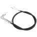 RP9950-4006B Motorcycle Lengthened Throttle Cable Wires Clutch Line 140CM for Harley Sportster Dyna Softail Touring