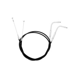RP9950-4007B Motorcycle Lengthened Throttle Cable Wires Clutch Line 150CM for Harley Sportster Dyna Softail Touring